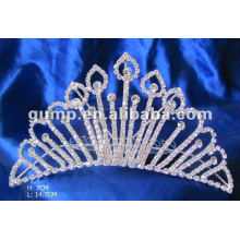 Rhinestone casamento tiara pente (GWST12-010)